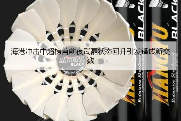 海港冲击中超榜首前夜武磊状态回升引发锋线新变数
